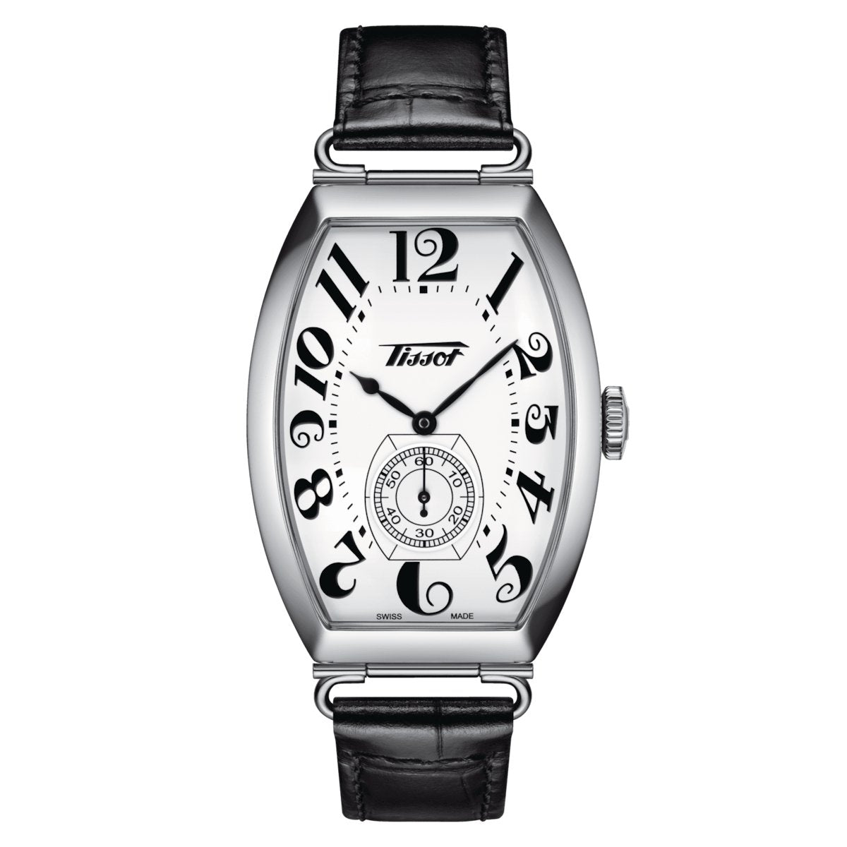 Tissot Ladies Watch Heritage Porto Hand Wind Black White - T1285051601200